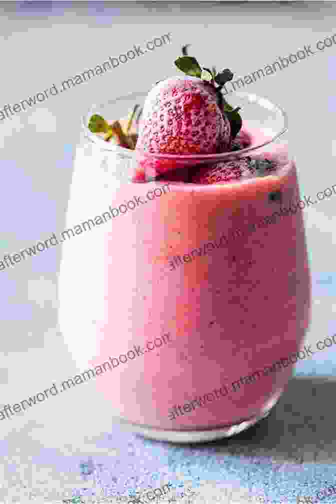 A Fruit And Yogurt Smoothie In A Glass With A Straw FIBROID ELIMINATION DIET: Discover Natural Ways You Can Cure And Shrink Fibroid (Diet Recipes With Pictures)