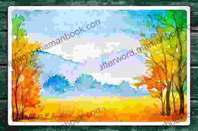 A Watercolor Painting Of The Great Blue Hill In The Autumn. Haiku Of The Great Blue Hill Poetry And Watercolors Of Massachusetts