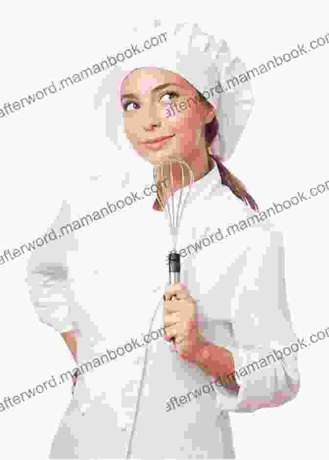 Kemberlee Shortland, A Smiling Woman With Short Blonde Hair, Wearing A Chef's Jacket And Holding A Whisk Just Desserts Kemberlee Shortland