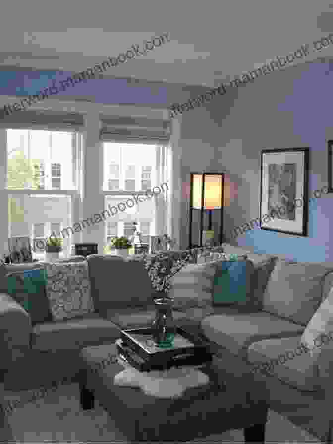 Living Room With Serene Blue Walls And Cozy Furniture A Stress Free Guide To A Peaceful Home: Time Saving Tips For Creating An Organized Clean Family Home