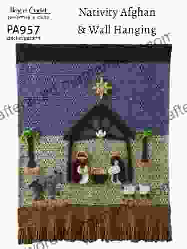 Crochet Pattern Nativity Wallhanging And Afghan PA957 R