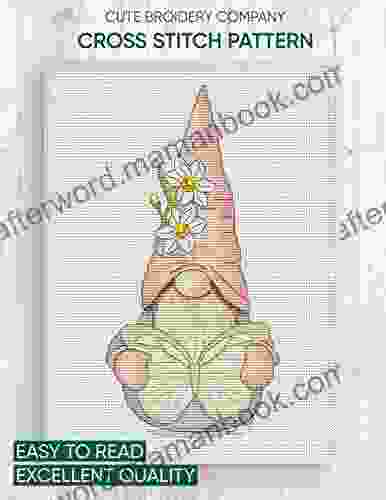Cross Stitch Pattern: Spring Gnome: Counted Cross Stitch